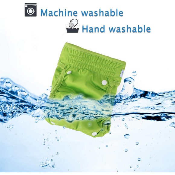 Teamoy Reusable Female Dog Diapers with Removable Pads(Pack of 4 - Small) - Picture 6 of 7